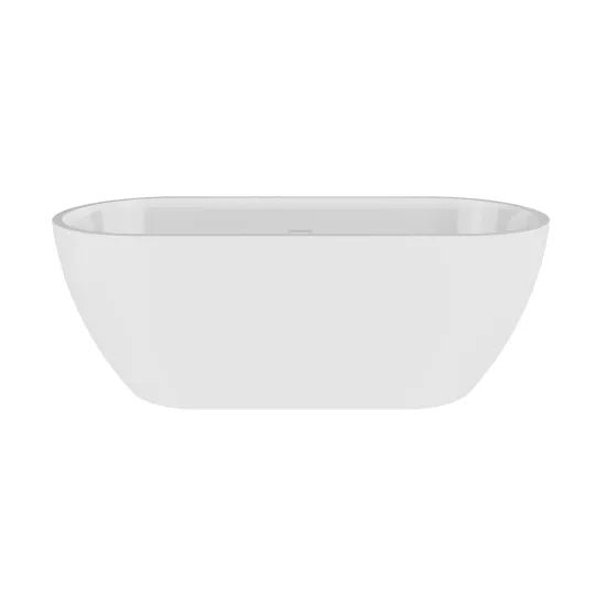 Nuie Choice Pendulum freestanding bathtub with legs and waste, 1700mm size, showcasing its sleek design and smooth surface.