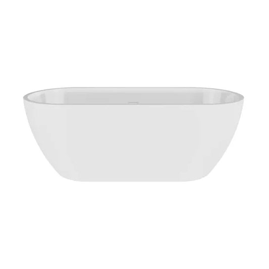 Nuie Choice Pendulum freestanding bathtub with legs and waste, 1700mm size, showcasing its sleek design and smooth surface.